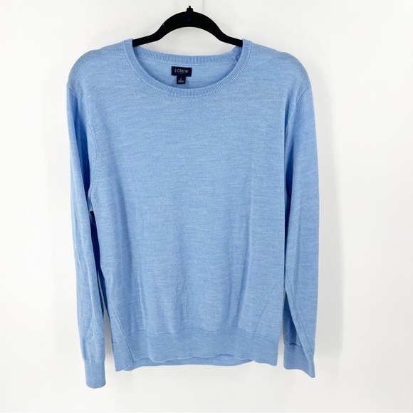 ✅J. CREW FACTORY Machine-washable merino wool-blend crewneck sweater SIZE LARGE. - Picture 1 of 5